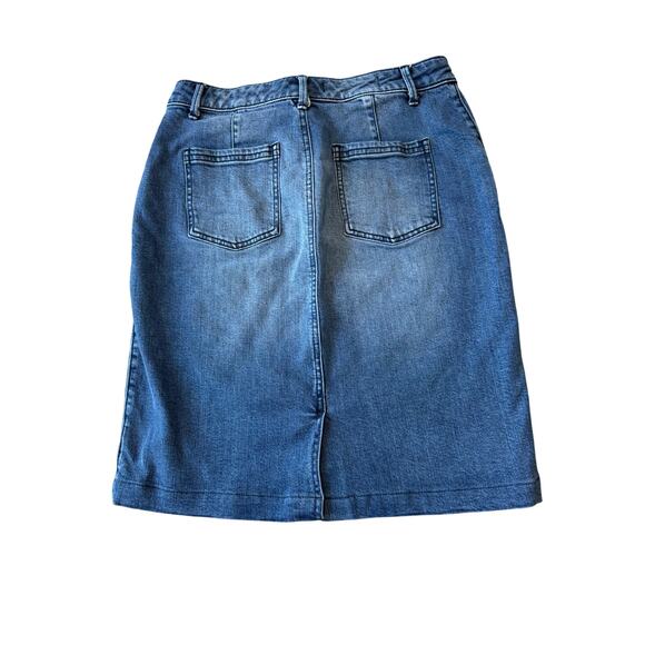 PILCRO & the Letterpress/Anthropologie Denim/Jean Skirt; size Women's 6 - Picture 2 of 10